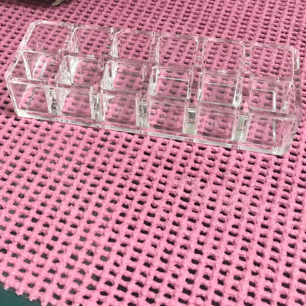 💋Acrylic Lipstick Organizer — Clear, Compact & Chic